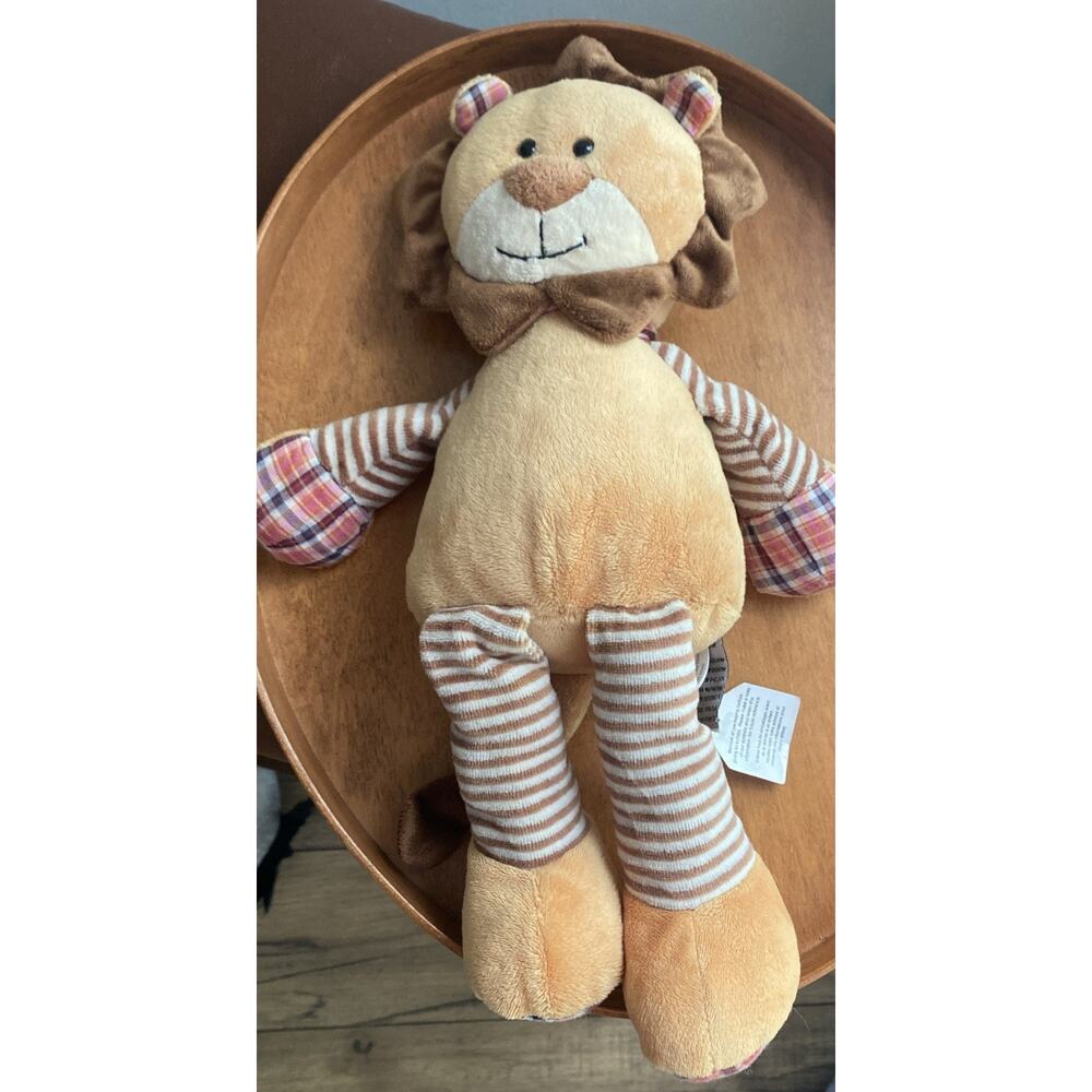 Jellycat 13" Happy Patches Lion Plush Stuffed Animal Stripe Leg Toy RETIRED 2010 - Picture 9 of 9